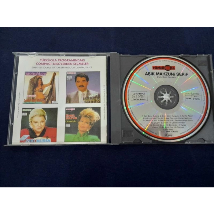 AŞIK MAHZUNİ ŞERİF DOM DOM KURŞUNU MÜZİK CD (ALMAN BASIM)