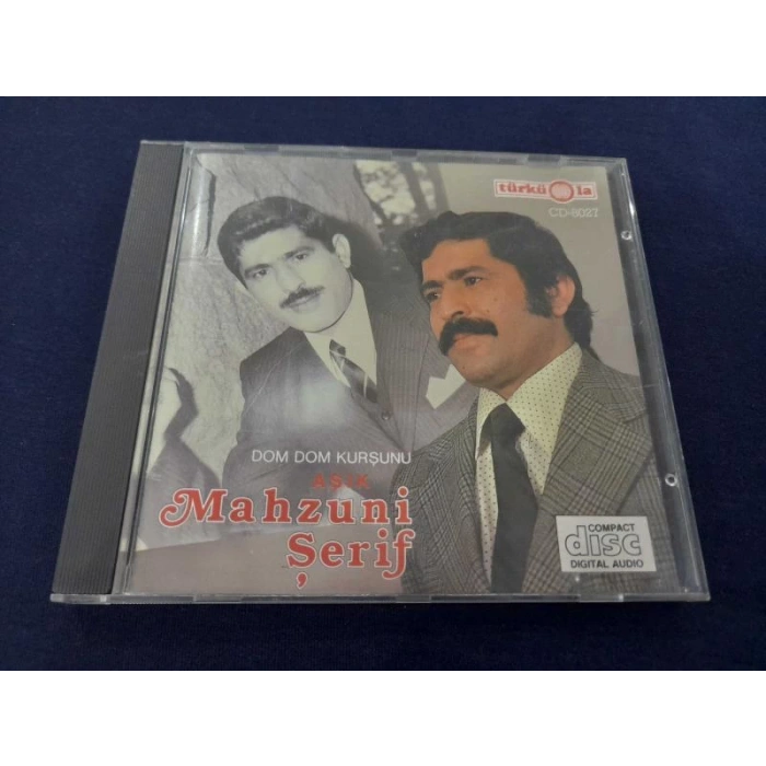 AŞIK MAHZUNİ ŞERİF DOM DOM KURŞUNU MÜZİK CD (ALMAN BASIM)
