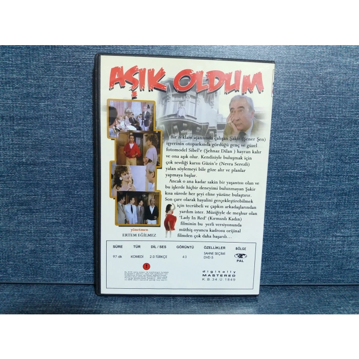 AŞIK OLDUM ŞENER ŞEN DVD FİLM