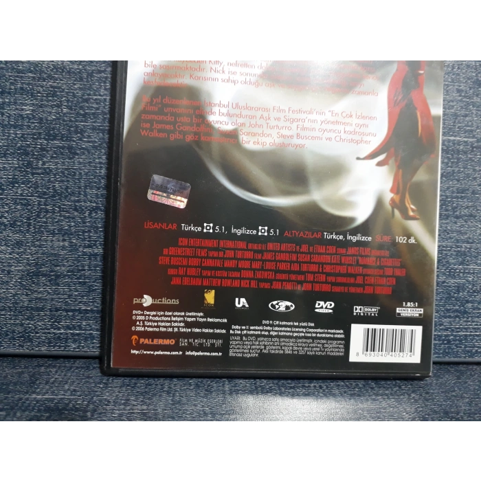 AŞK VE SİGARA DVD FİLM