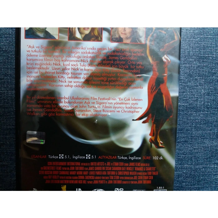 AŞK VE SİGARA DVD FİLM