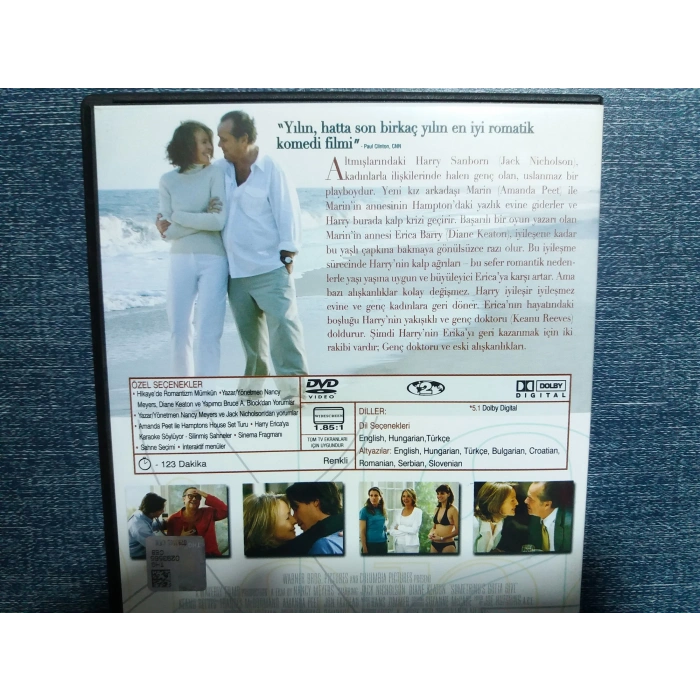 AŞKTA HERŞEY MÜMKÜN DVD FİLM JACK NICHOLSON