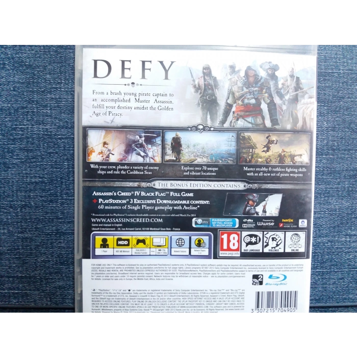 ASSASSINS CREED IV BLACK FLAG PS3 OYUN