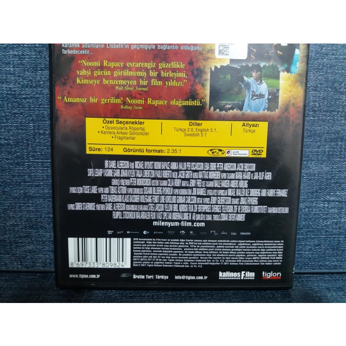 ATEŞLE OYNAYAN KIZ DVD FİLM