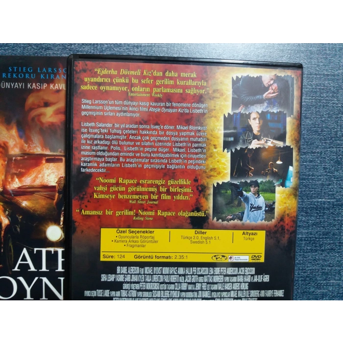 ATEŞLE OYNAYAN KIZ FİLM DVD