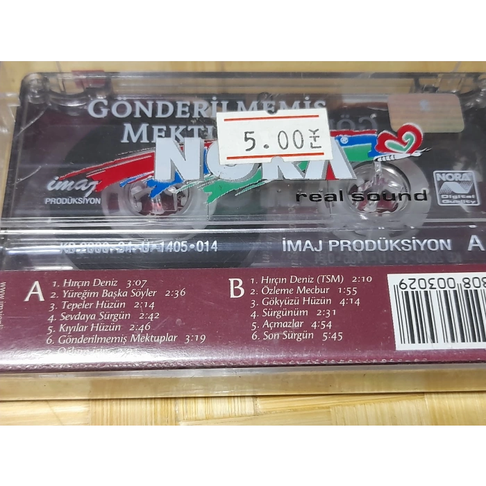 ATİLLA ÖZDEMİROĞLU GÖNDERİLMEMİŞ MEKTUPLAR MÜZİK KASET