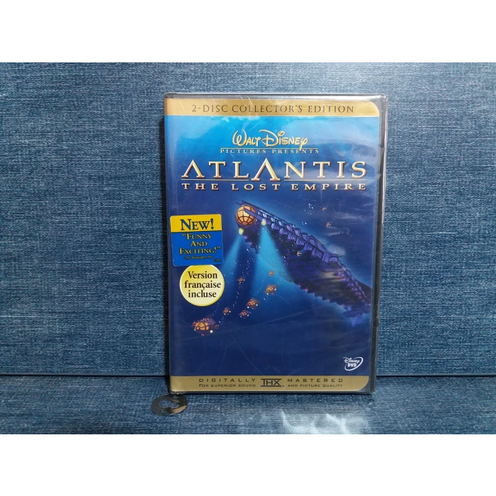ATLANTIS THE LOST EMPIRE DISNEY DVD FİLM (İNGİLİZCE-SIFIR)