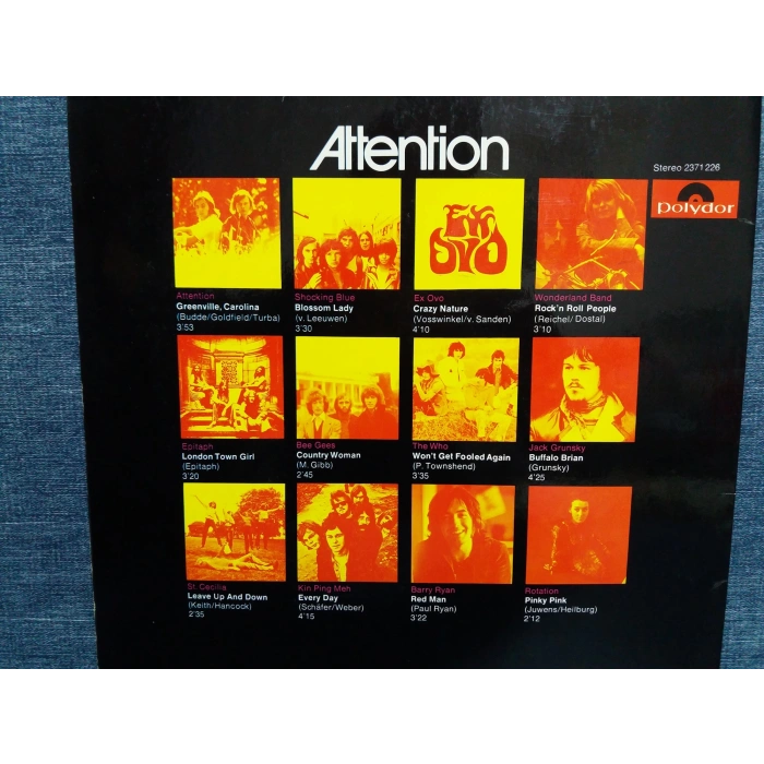 ATTENTION 71/72  MUSIC LP