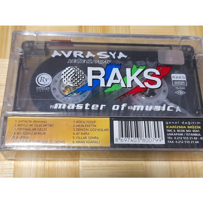 AVRASYA DENİZİN GÖZYAŞLARI MÜZİK KASET