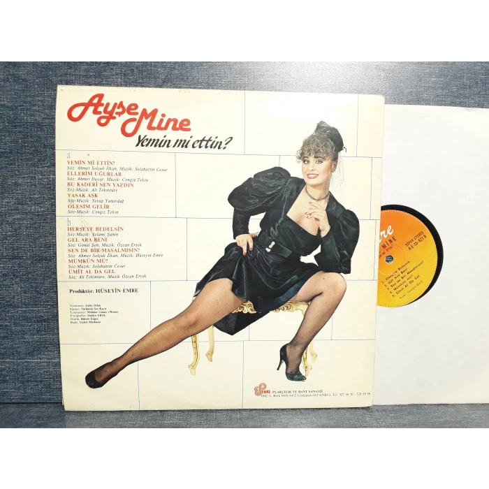 AYŞE MİNE YEMİN Mİ ETTİN PLAK