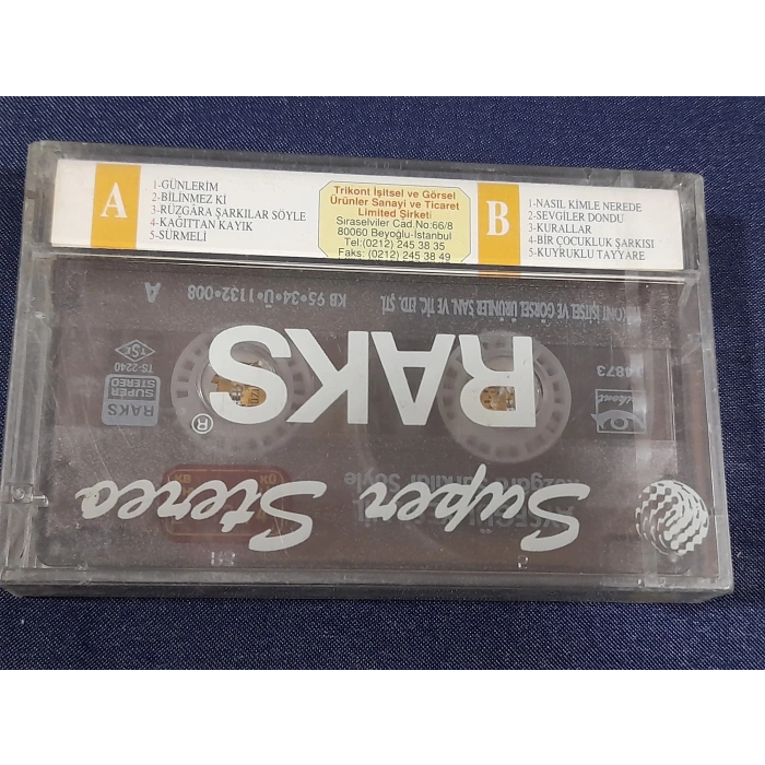 AYŞEGÜL YEŞİLNİL RÜZGARA ŞARKILAR SÖYLE MÜZİK KASET