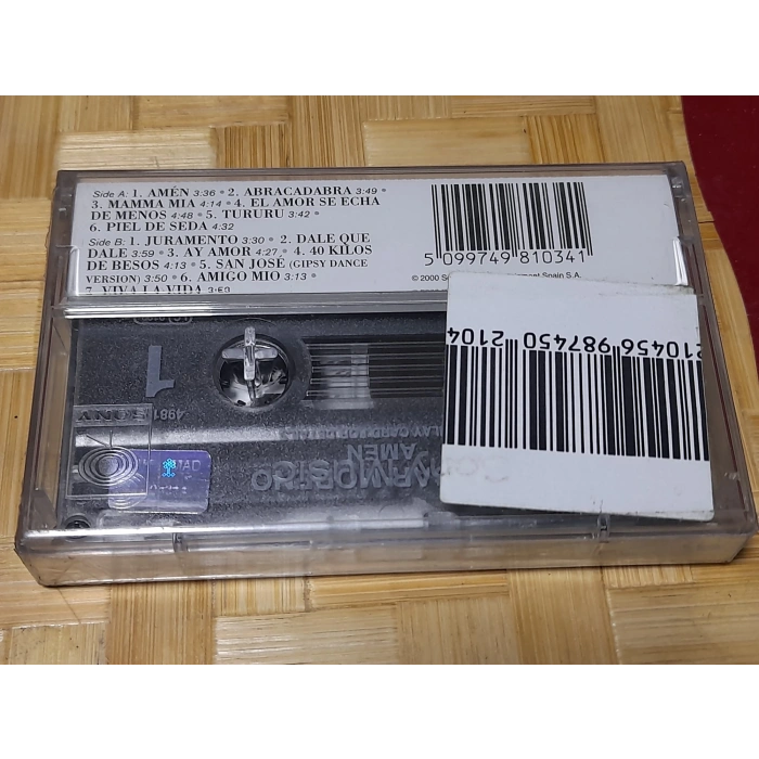 AZUCAR MORENO AMEN MÜZİK KASET