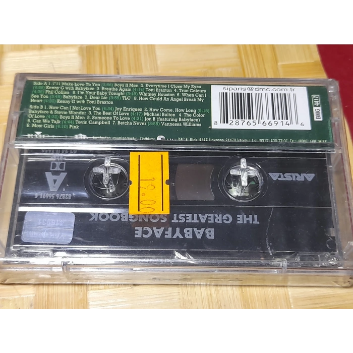 BABYFACE GREATEST SONGSBOOK MÜZİK KASET