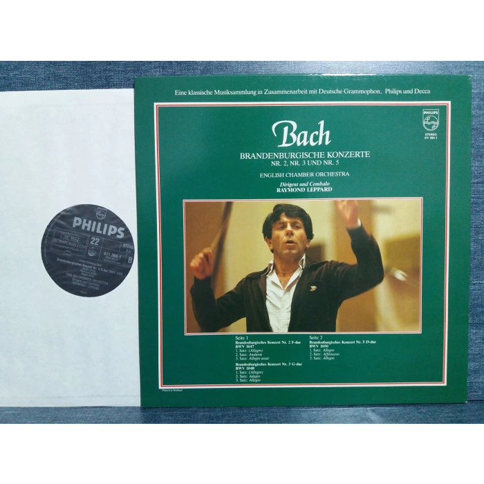 BACH BRANDENBURGH KONZERT Nr.2-3-5 RAYMOND LEPPARD
