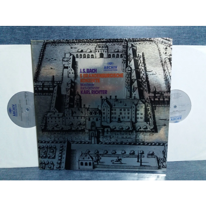 BACH BRANDENBURGISCHE KONZERTE Nr.1-6 KARL RICHTER 2 LP