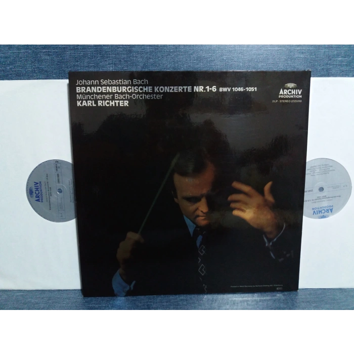 BACH BRANDENBURGISCHE KONZERTE Nr.1-6 KARL RICHTER 2 LP
