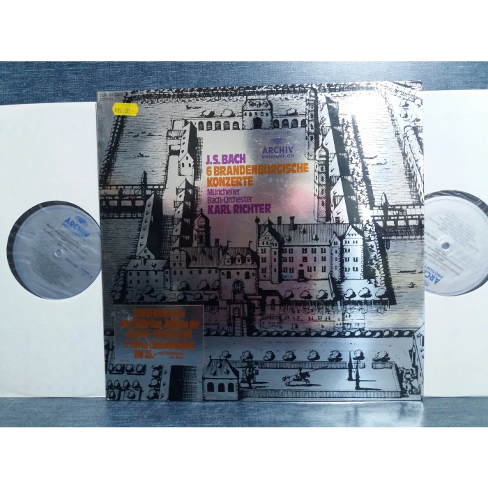 BACH BRANDENBURGISCHE KONZERTE Nr.1-6 KARL RICHTER 2 LP