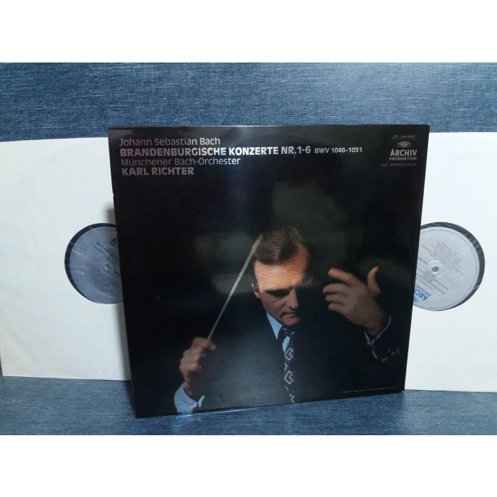 BACH BRANDENBURGISCHE KONZERTE Nr.1-6 KARL RICHTER 2 LP