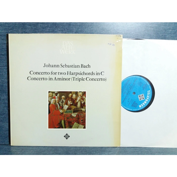 BACH CONCERTO HARPSICHORDS AMINOR MUSIC LP