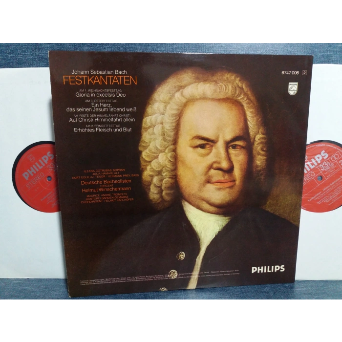 BACH FESTKANTATEN  MUSIC 2 LP