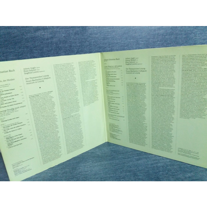 BACH KANTATEN ADVENT WEIHNACHTEN 2 LP