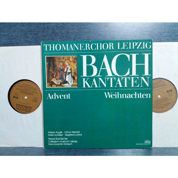 BACH KANTATEN ADVENT WEIHNACHTEN 2 LP
