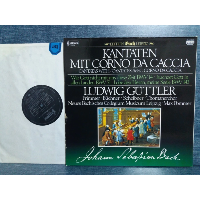 BACH MIT CORNO DA CACCIA KANTATEN LP