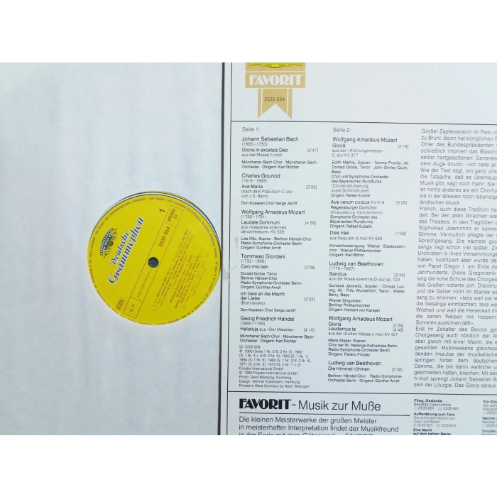 BACH MOZART BETHOOVEN HANDEL POWER OF LOVE