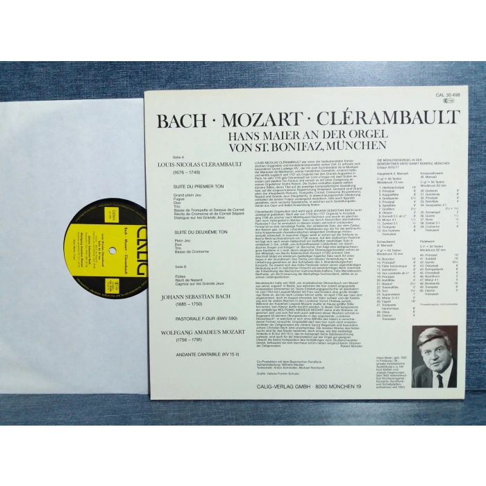 BACH MOZART CLERAMBAULT HANS MAIER