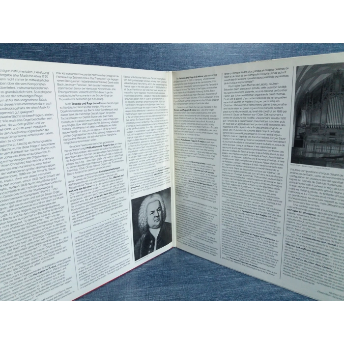 BACH ORGAN WORKS BWV 565-542-547-572 HANNES KASTNER LP