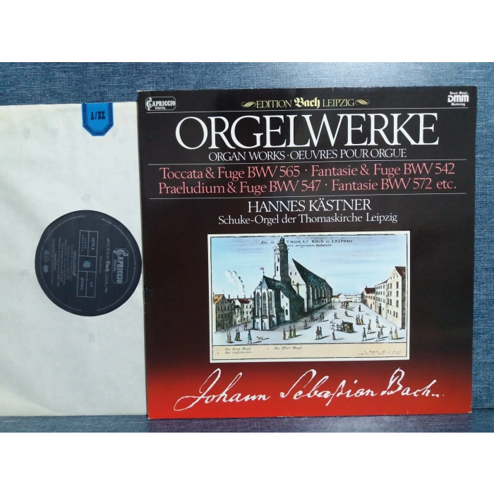 BACH ORGAN WORKS BWV 565-542-547-572 HANNES KASTNER LP