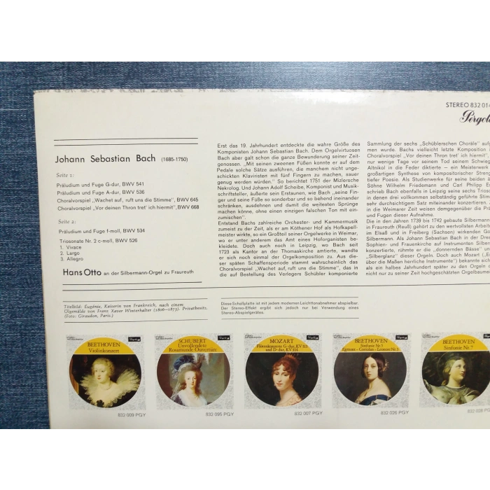 BACH ORGELWERKE PRALUDIUM CHORAL