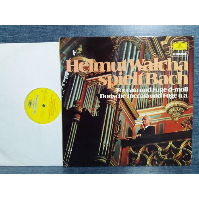 BACH TOCATTA PRALUDIUM FANTASIE HELMUT WALCHA LP