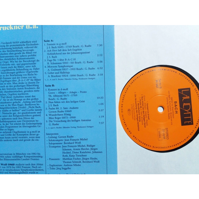 BACH WERKE FUR BLECHBLASER