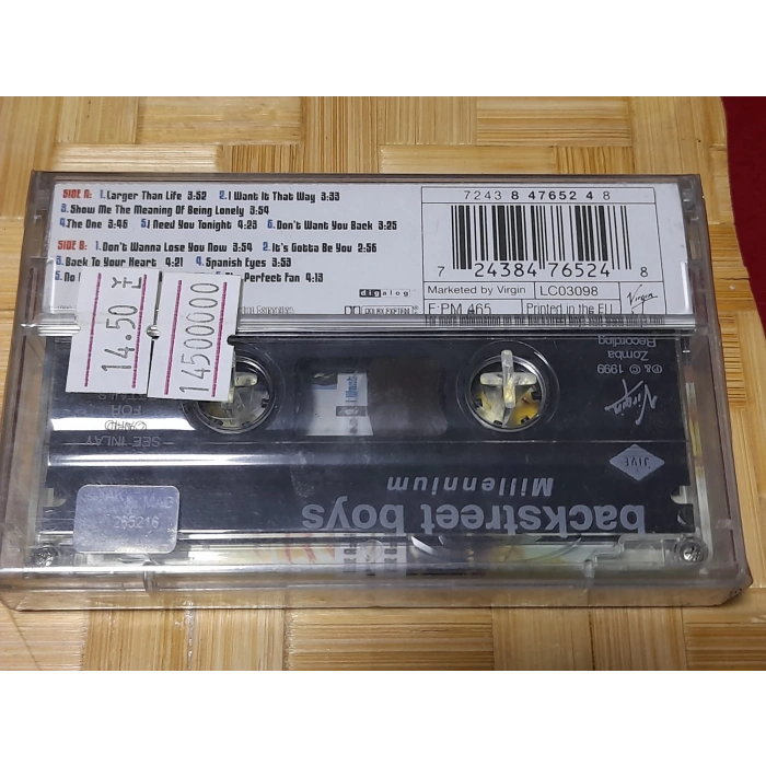 BACKSTREET BOYS MILLENIUM MÜZİK KASET
