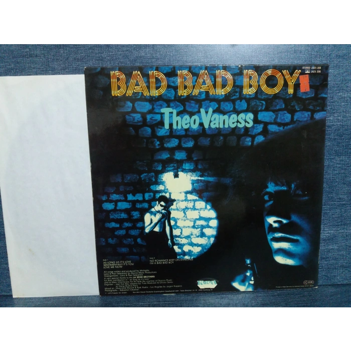 BAD BAD BOY THEO VANESS MUSIC LP