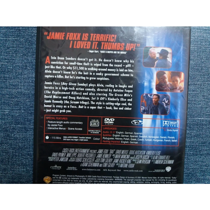 BAIT JAMIE FOXX DVD FİLM Tr Altyazı