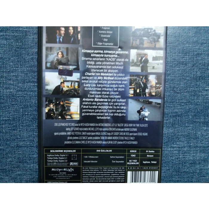 BALLISTIC ANTONIO BANDERAS DVD FİLM