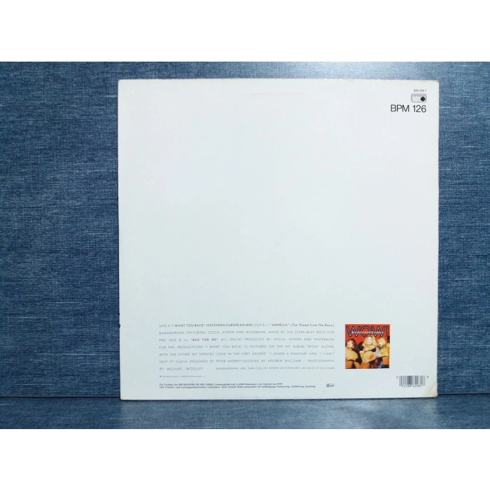 BANANARAMA I WANT YOU BACK MAXI LP