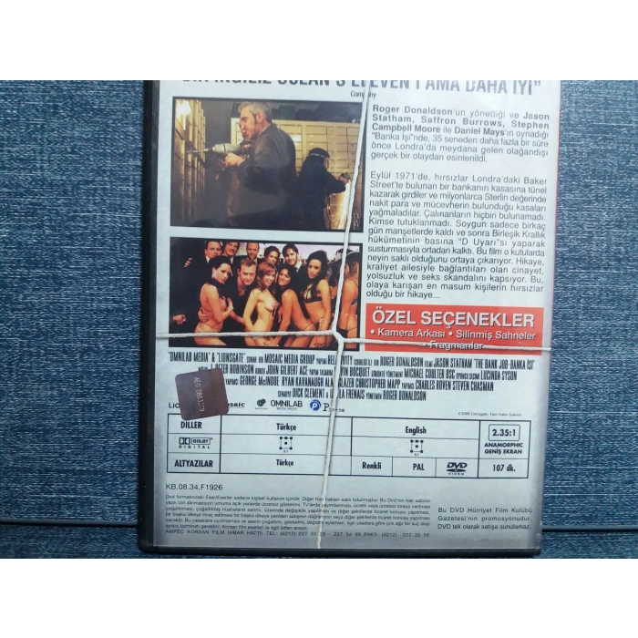 BANKA İŞİ DVD FİLM