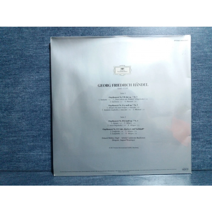 BANKHAUS LAMPE HANDEL ORGEL KONZERT LP (SIFIR)