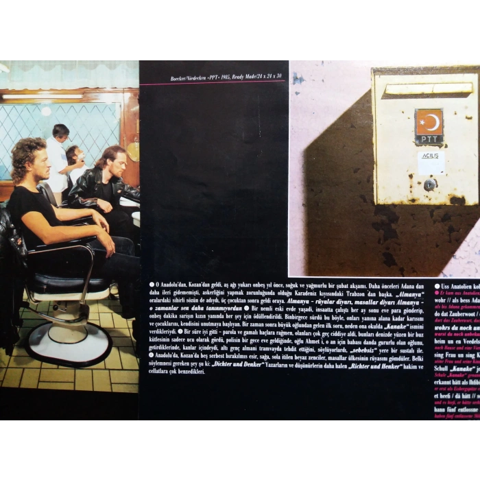 BAP AHL MANNER LP ALBUM  (ADANA POSTA MEKTUP)