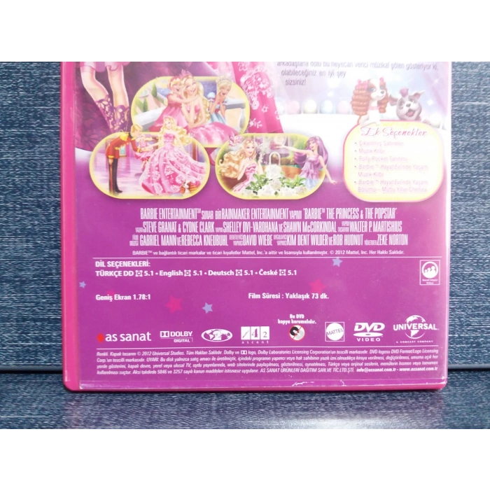 BARBIE PRENSES POP STAR DVD FİLM