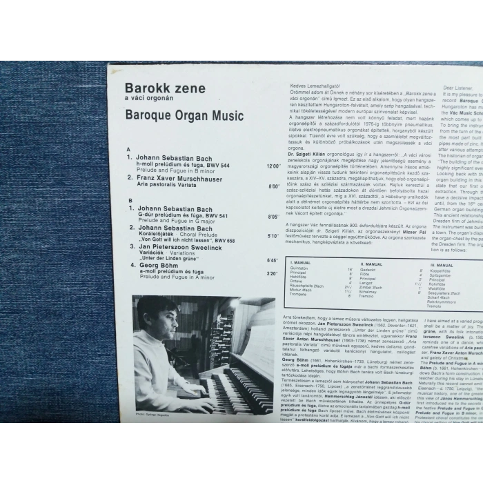 BAROQUE  JS BACH SWEELINCK BÖHM