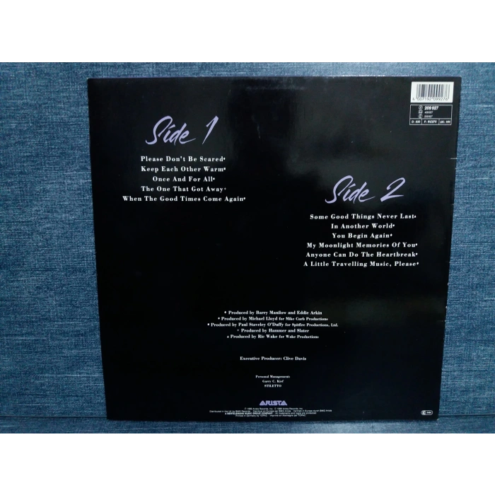 BARRY MANILOW HITS MUSIC LP