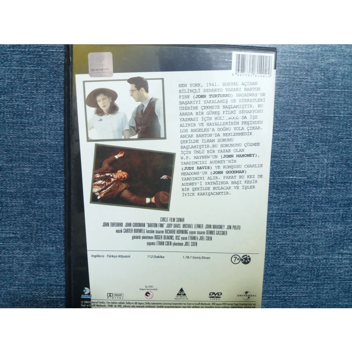 BARTON FINK DVD FİLM