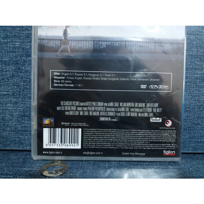 BAŞKA BİR DÜNYA ANOTHER EARTH DVD FİLM (SIFIR)