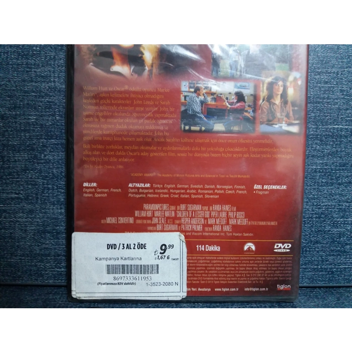 BAŞKA TANRININ ÇOCUKLARI DVD FİLM (SIFIR)