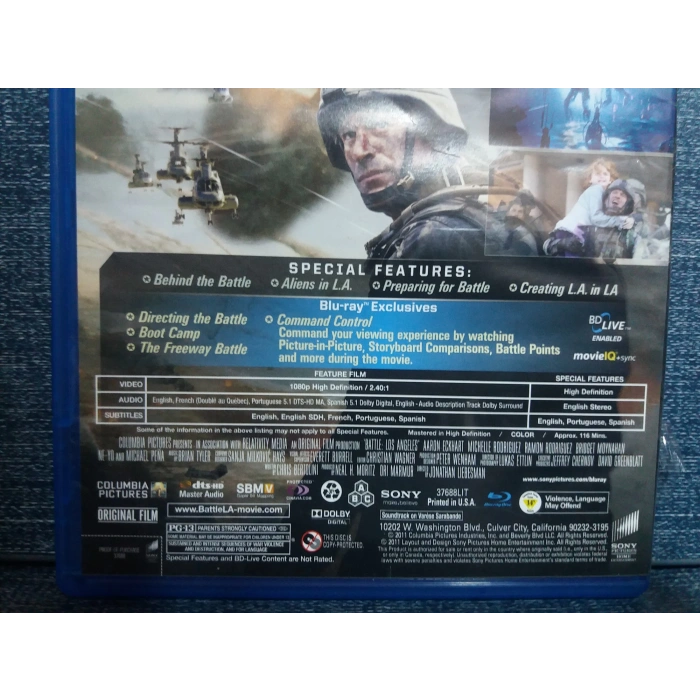 BATTLE LOS ANGELES BLURAY (İNGİLİZCE)