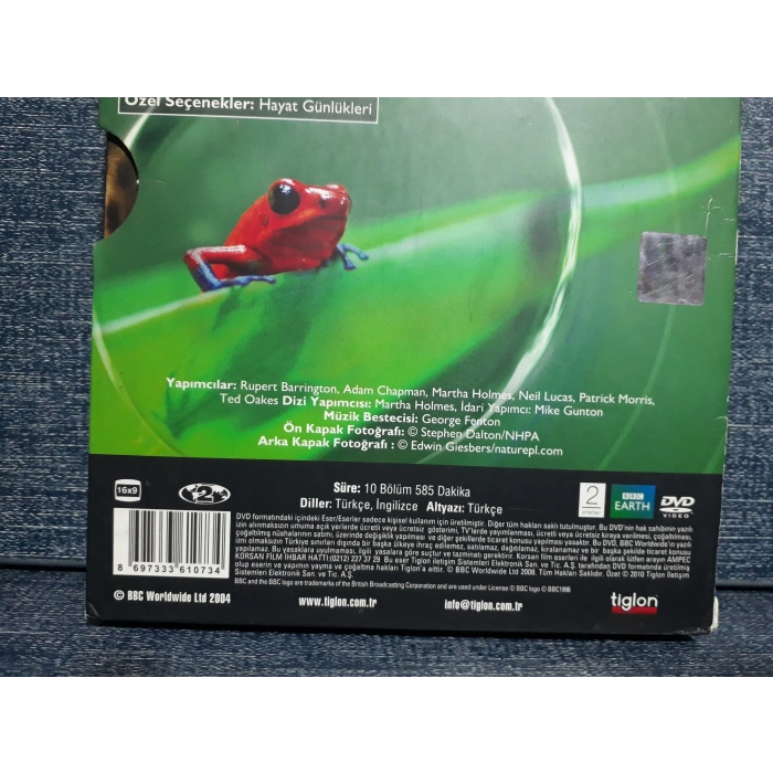 BBC EARTH LIFE DVD FİLM  ( 4 DISK )